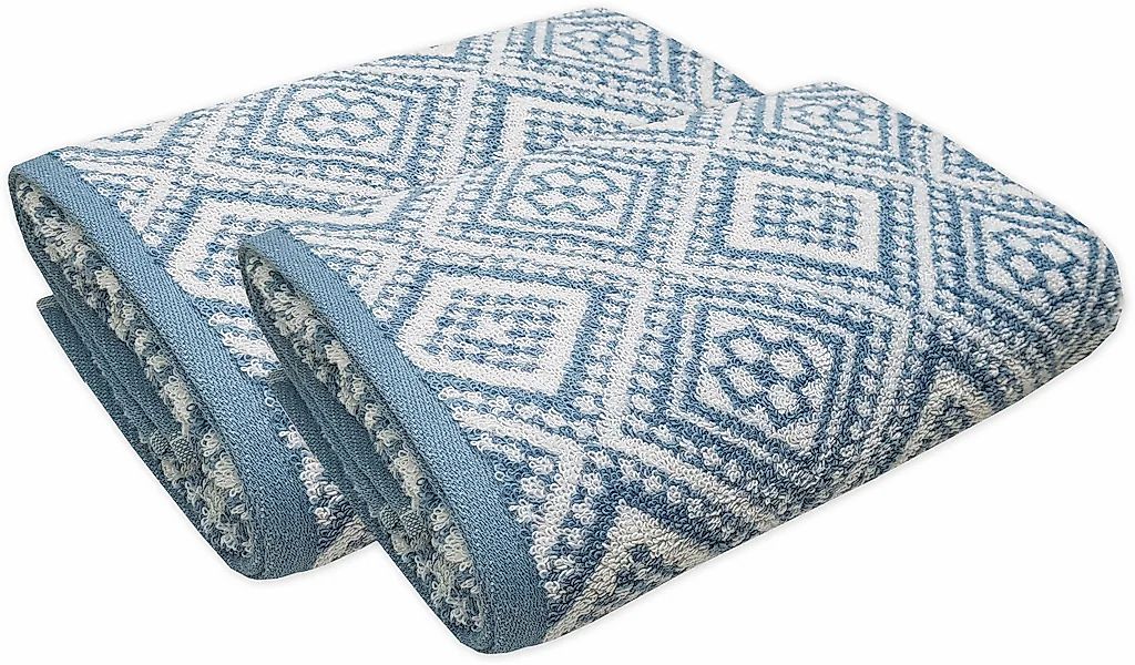 framsohn frottier Handtuch Set "Arabeske" skandinavisch gemustert, hergeste günstig online kaufen