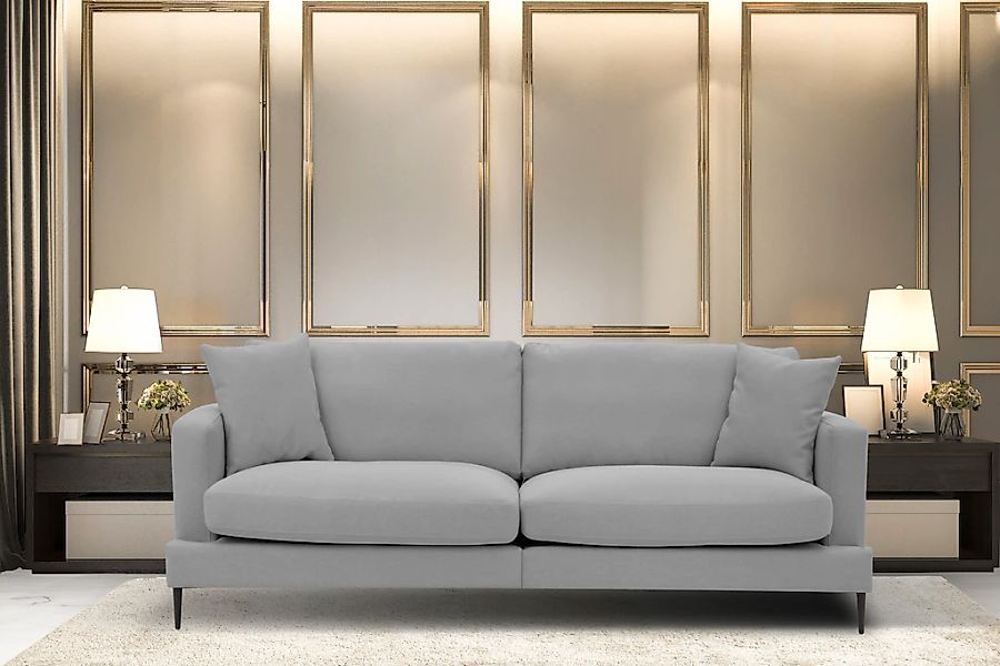 Home affaire 3-Sitzer "Cozy elegantes Designsofa, Maße B/T/H: 211/97/80 cm" günstig online kaufen