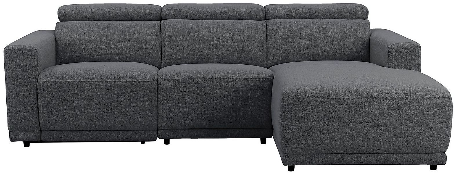 OTTO home Ecksofa LEOON L-Form, 255 cm - elektr. Relaxfunktion, mit USB A/C günstig online kaufen