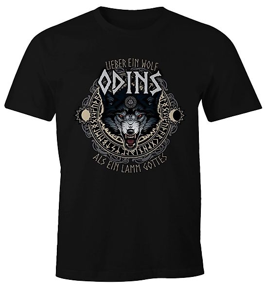 MoonWorks Print-Shirt Herren T-Shirt Lieber ein günstig online kaufen