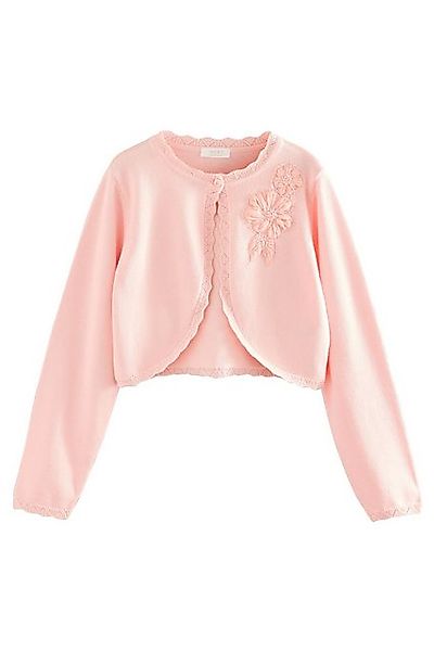 Next Strickjacke Eleganter Shrug mit Zierdetails 100 % Baumwolle (1-tlg) günstig online kaufen