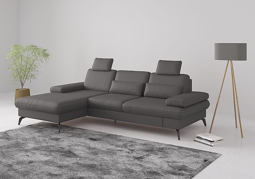 sit&more Ecksofa »Morris L-Form, inkl. Sitztiefenverstellung« wahlweise mit günstig online kaufen