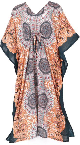 Guru-Shop Midikleid Ponchokleid, Kaftan, Maxikleid, Strandkleid günstig online kaufen