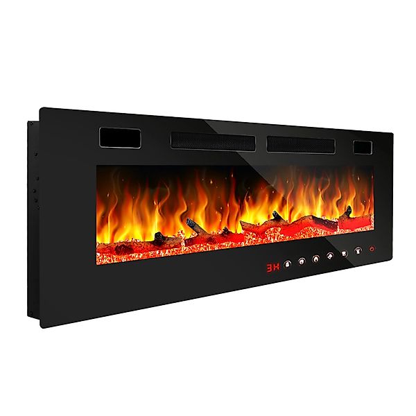 Clanmacy Elektrokamin 750/1500W Elektrokamin Wandkamin Kamin günstig online kaufen