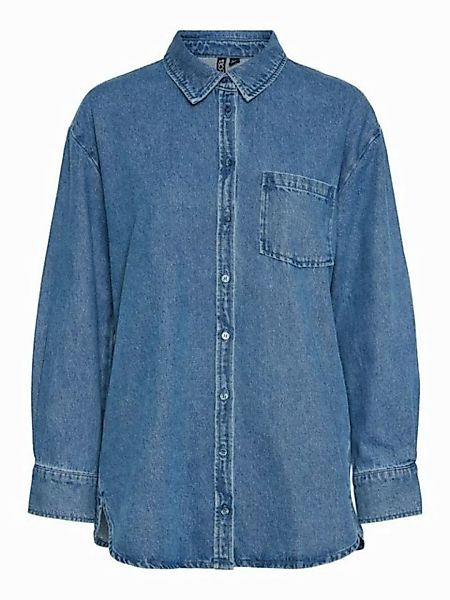 ONLY & SONS Jeansbluse - lässiges Jeanshemd - Overshirt - PCMAISIE LS DENIM günstig online kaufen