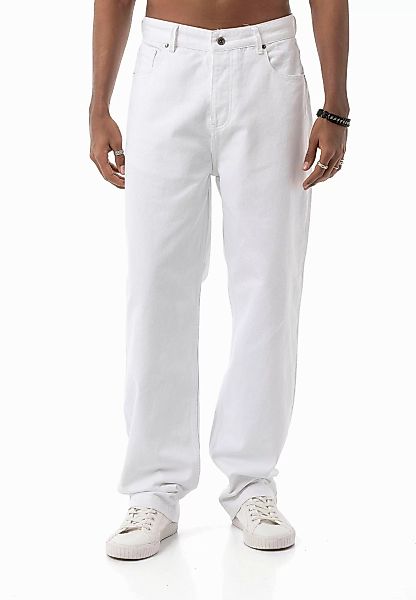 RedBridge Loose-fit-Jeans in Weiß - 5-Pocket-Style, günstig online kaufen