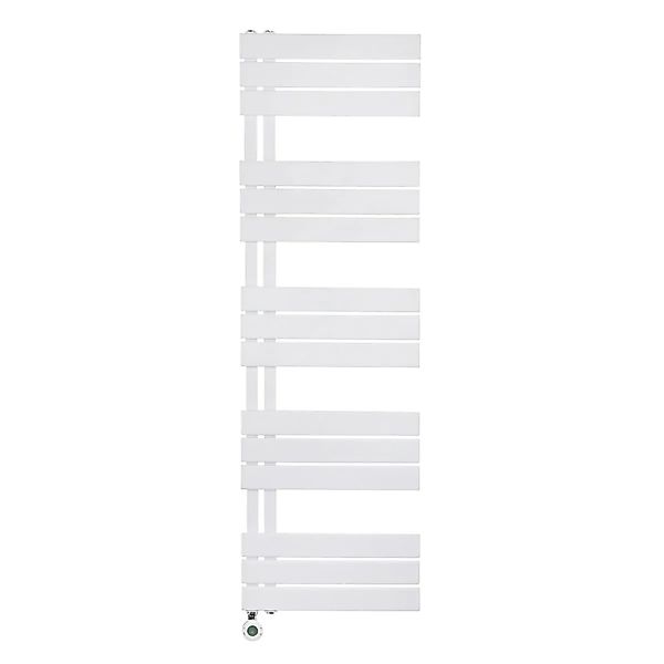 Belrad Elektrischer Handtuchheizkörper Paneel Anschluss Links Weiß 1600x500 günstig online kaufen