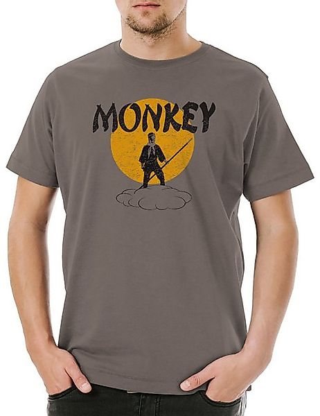 Urban Backwoods Print-Shirt Monkey Magic Retro TV Series Herren T-Shirt Mar günstig online kaufen