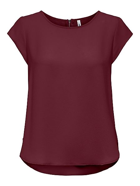 ONLY Kurzarmbluse "ONLVIC – feminines Blusenshirt in lockerer Form", regula günstig online kaufen