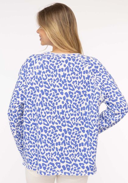Zwillingsherz Sweater "Leo allover" mit animalischem günstig online kaufen