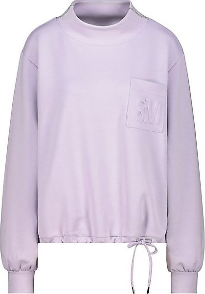 Monari Blusenshirt Sweatshirt mit 3-D-Druck soft lilac günstig online kaufen