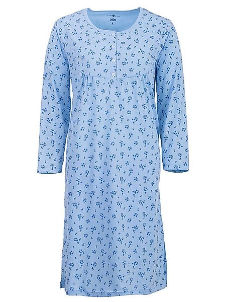 zeitlos Nachthemd Nachthemd Langarm - Ina Blumen günstig online kaufen