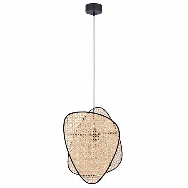 MARKET SET Hängeleuchte Screen XS, 44,5 cm, natur, Rattan günstig online kaufen