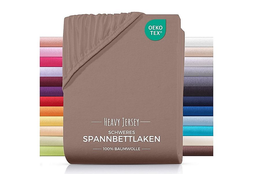 Carpe Sonno Spannbettlaken Heavy Jersey 90x200 100x200 120x200 140x200 160x günstig online kaufen