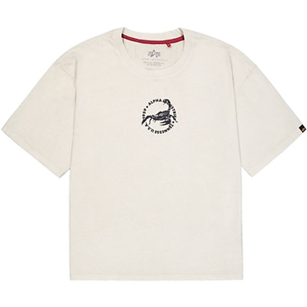 Alpha Industries  T-Shirt US Scorpion Backprint T-Shirt - stone günstig online kaufen