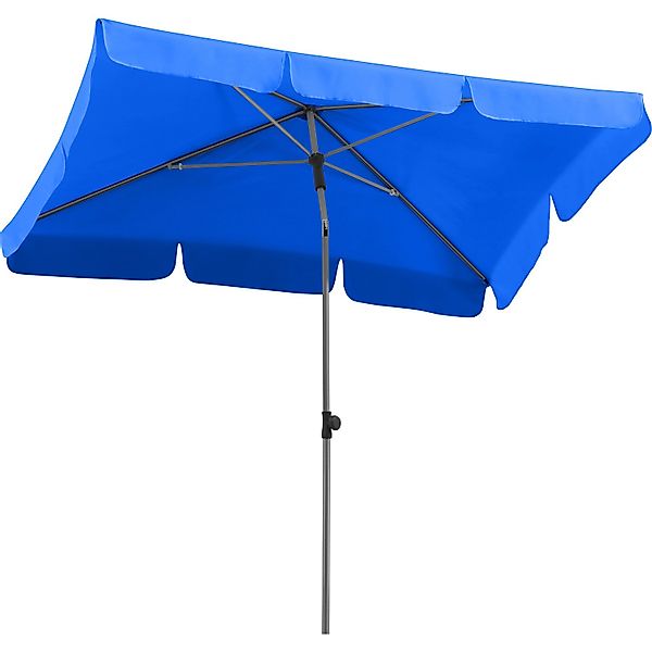 Schneider Balkonschirme Locarno 180 cmx 120 cm Royalblau mit Push-Up Mechan günstig online kaufen