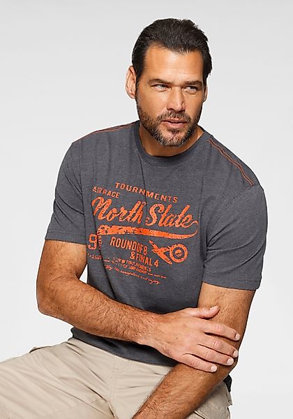Man's World T-Shirt Kurzarm, bedruckt, Rundhalsausschnitt, günstig online kaufen