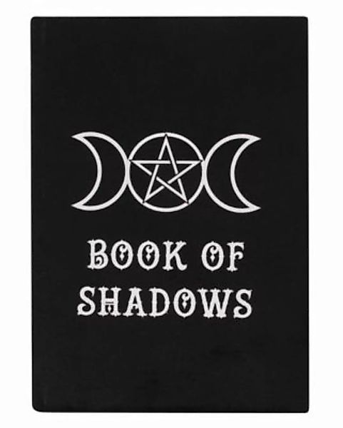 Book of Shadows Samt Notizbuch A5 Gothic Fans Dekofiguren schwarz  Kinder günstig online kaufen
