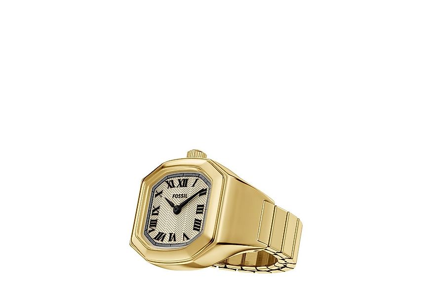 Fossil Quarzuhr HARLOW WATCH RING ES5446, Armbanduhr, Damenuhr, Edelstahlar günstig online kaufen