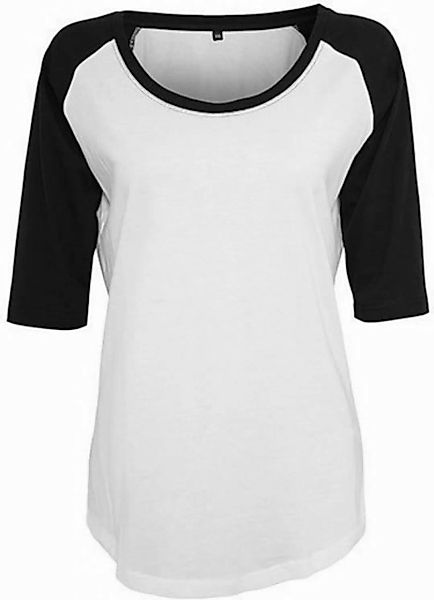 Build Your Brand Rundhalsshirt Ladies 3/4 Contrast Raglan Damen T-Shirt günstig online kaufen