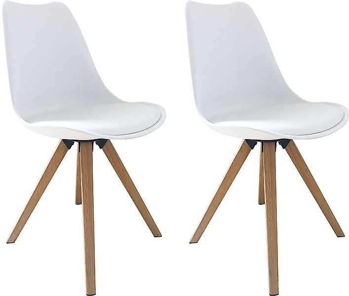 byLIVING Esszimmerstuhl Kira (2 St), Sitzschale günstig online kaufen