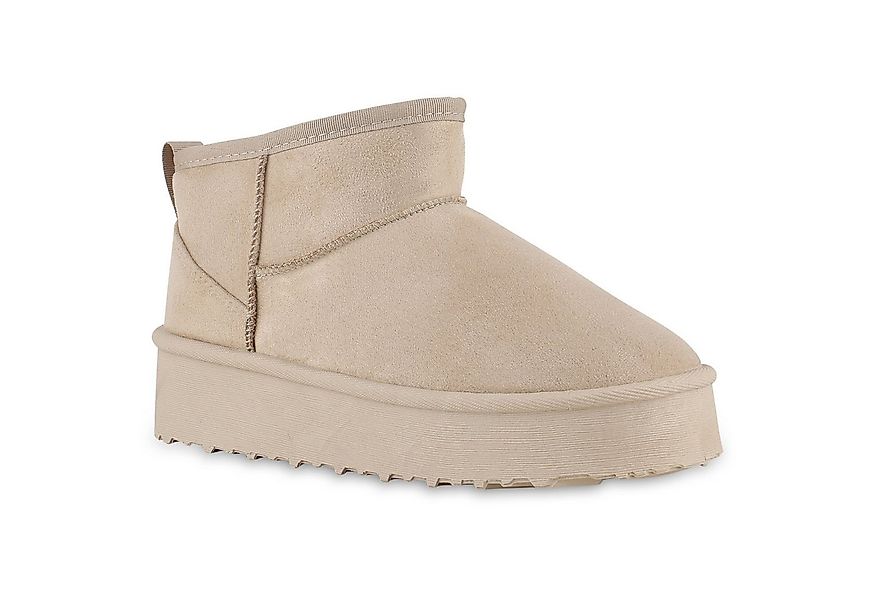 VAN HILL 840787 Winterstiefelette Damen Warm Gefütterte Winter Boots Bequem günstig online kaufen
