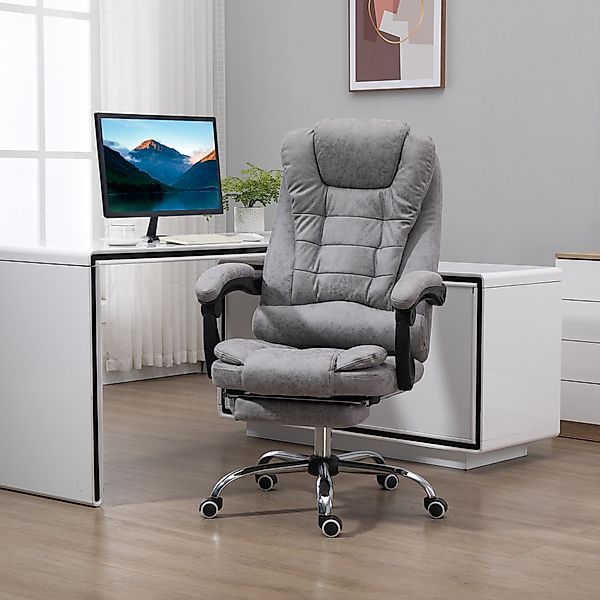 Vinsetto Bürostuhl mit Vibrationsmassage Ergonomischer Schreibtischstuhl mi günstig online kaufen