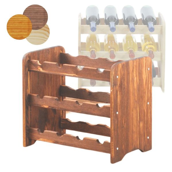 Modo24 Weinregal Flaschenregal Holzregal Flaschenständer Varianten günstig online kaufen