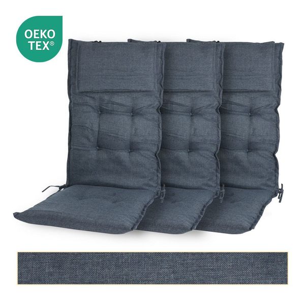 SLaaviinoo Hochlehnerauflage Gartenstuhlauflagen mit abnehmbarer Kopfstütze günstig online kaufen