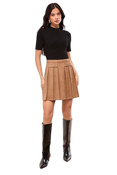 LIPSY Strickkleid Lipsy 2-in-1 Mini-Strickkleid mit Faltenrock (1-tlg) günstig online kaufen