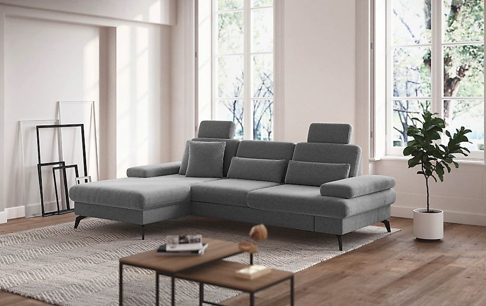 sit&more "Morris L-Form, inkl. Sitztiefenverstellung" wahlweise mit Armteil günstig online kaufen