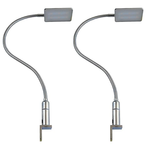 kalb LED Bettleuchte 4W Dimmbar Warmweiß Leseleuchte Flexibler Schwanenhals günstig online kaufen