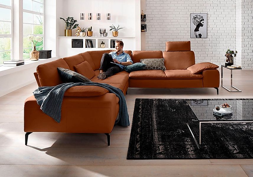 W.SCHILLIG Ecksofa "valentinoo, Designsofa, elegant und bequem, L-Form" mit günstig online kaufen