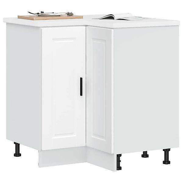 vidaXL Schrankmodule Küchen-Eckunterschrank Porto Weiß Holzwerkstoff günstig online kaufen