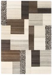 THEKO Wollteppich "Lola, Wolle, handgearbeitet, Patchwork Design, handgetuf günstig online kaufen