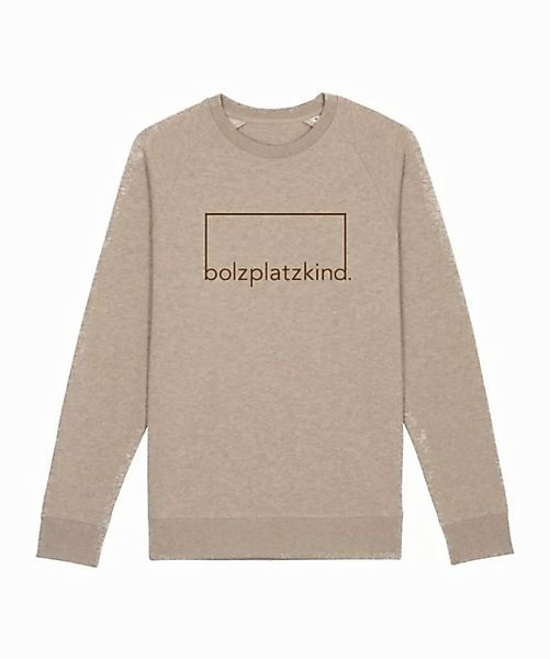 Bolzplatzkind Sweatshirt "Mut" Sweatshirt Beige Baumwolle günstig online kaufen