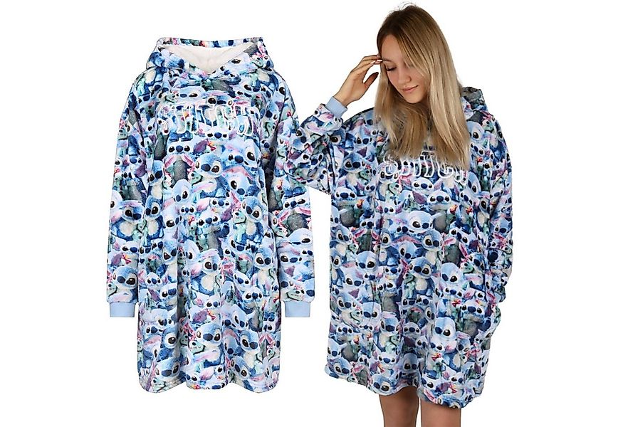 Sarcia.eu Damenbademantel DISNEY Stitch Pullover/Bademantel/Decke mit Kapuz günstig online kaufen