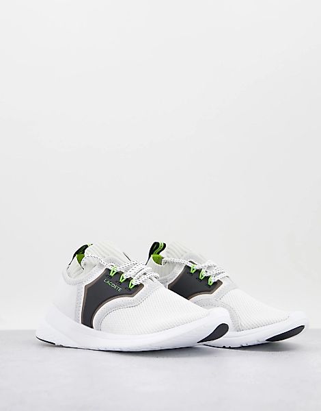 Lacoste – Light Sense – Sneaker in Weiß/Schwarz-Bunt günstig online kaufen