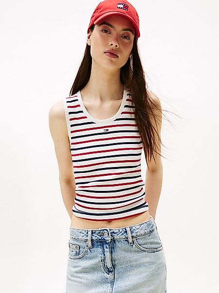 Tommy Jeans Tanktop TJW ESSENTIAL RIB TANK EXT mit gerippter Struktur günstig online kaufen