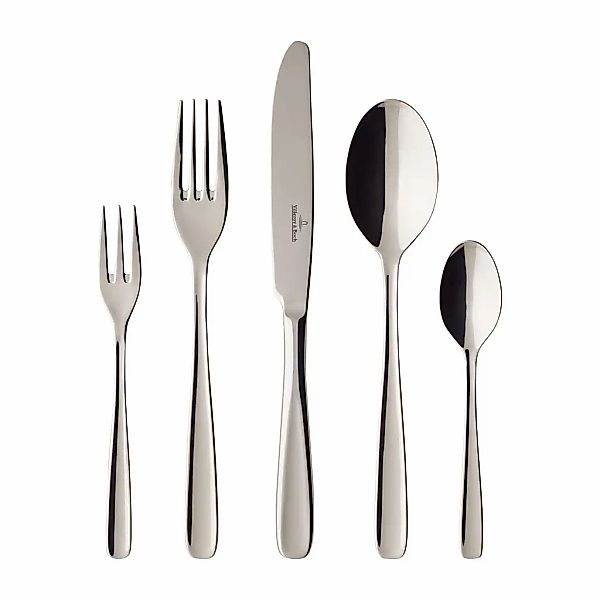 Villeroy & Boch Besteck-Set "Tafelbesteck Liam 30er Set silber" günstig online kaufen