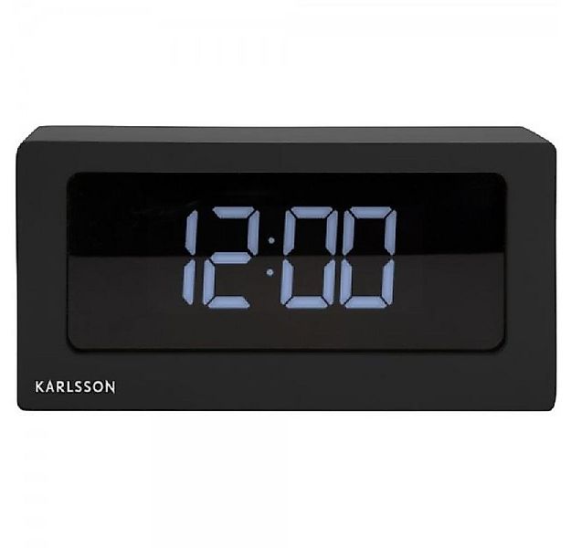 Karlsson Uhr Wecker Boxed LED Black günstig online kaufen
