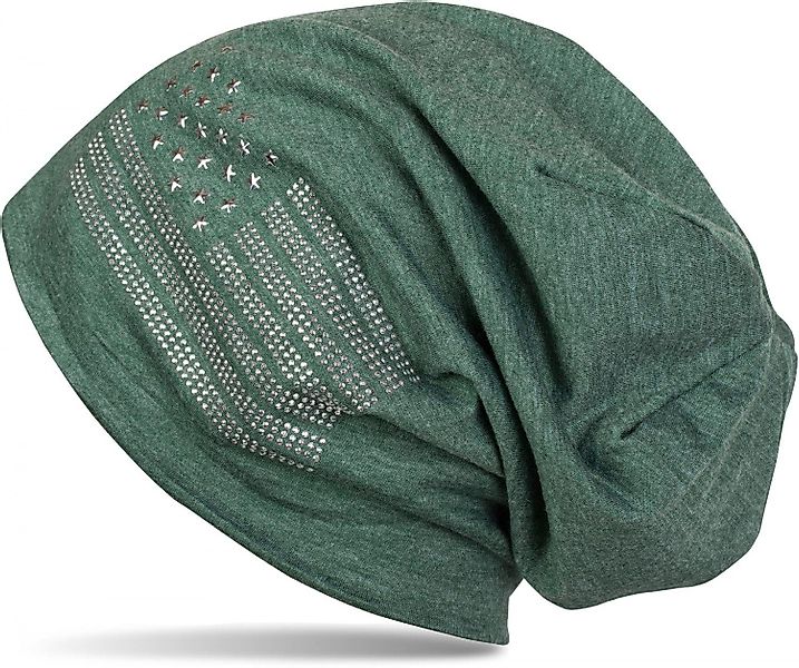 styleBREAKER Beanie Beanie mit USA Flagge günstig online kaufen