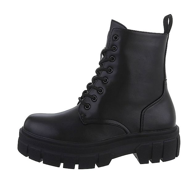 Ital-Design Damen Schnürschuhe Freizeit Schnürstiefelette (80951366) Blocka günstig online kaufen