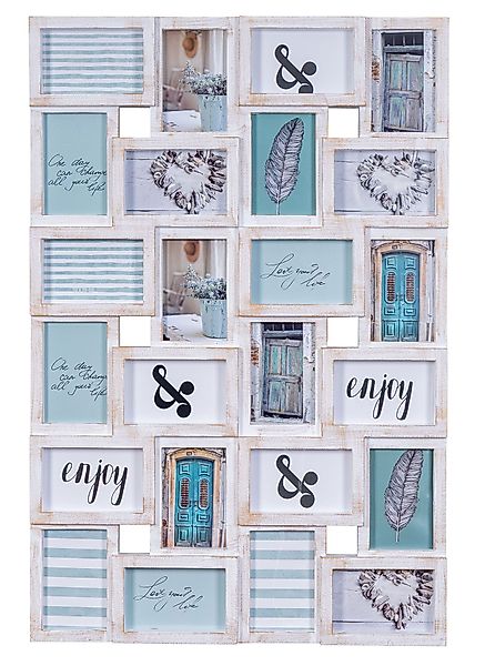 Levandeo® Bilderrahmen Collage, Bilderrahmen Collage 24 günstig online kaufen