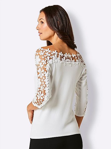 creation L Strickpullover Lyocell-Viskose-Pullover 3/4-Arm günstig online kaufen