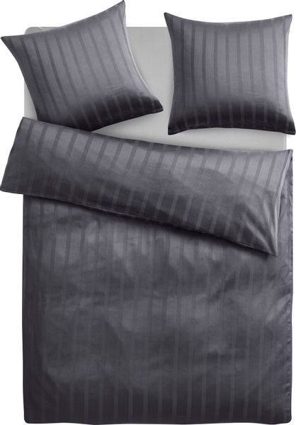 LeGer Home by Lena Gercke Bettwäsche "Leonore" 2 Stk. tlg. Mako-Satin Strei günstig online kaufen