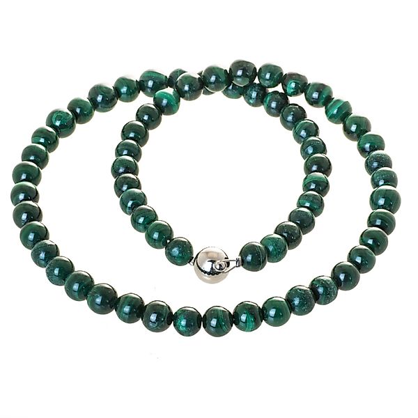 Bella Carina Perlenkette Malachit 8 mm, günstig online kaufen