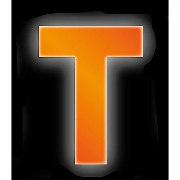 Conacord Klebebuchstabe T Reflektierend 8 cm Orange günstig online kaufen