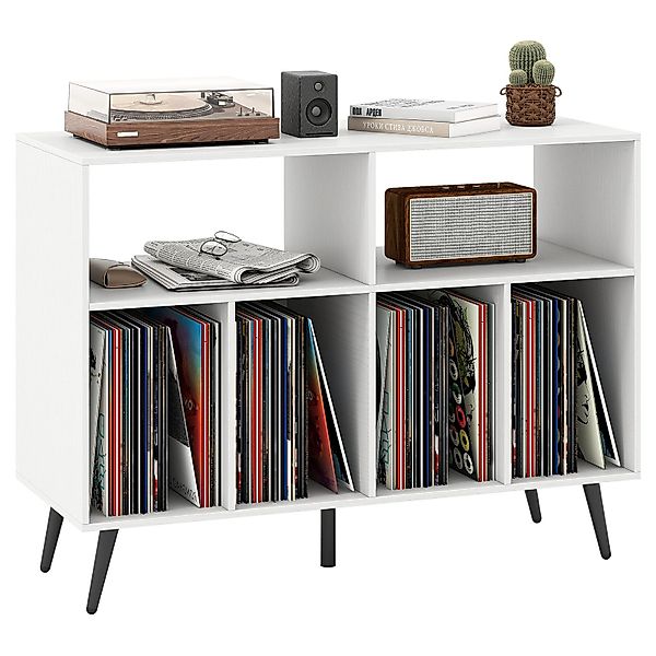 COSTWAY Sideboard, Plattenspielerständer Holz, 100x40x74,5cm günstig online kaufen