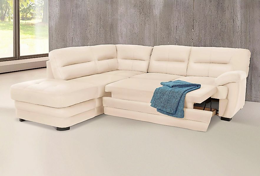 COTTA Ecksofa "Royale L-Form", wahlweise mit Bettfunktion günstig online kaufen